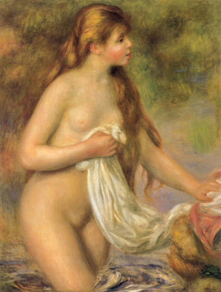 Bather with long hair 1895